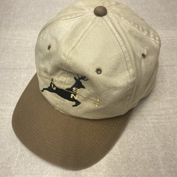Vintage Hunting Baseball Cap Adjustable Hat Embroidered Signature Snap Back - Picture 4 of 10